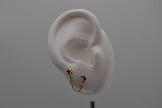 Cadena de estrellita y lunita