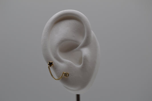 Cadena bisel y estrella