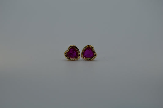 Corazón bisel fiusha #6