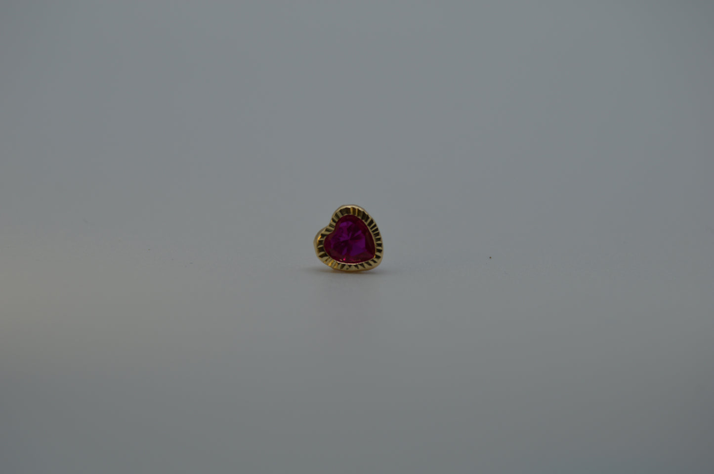 Corazón bisel fiusha #6