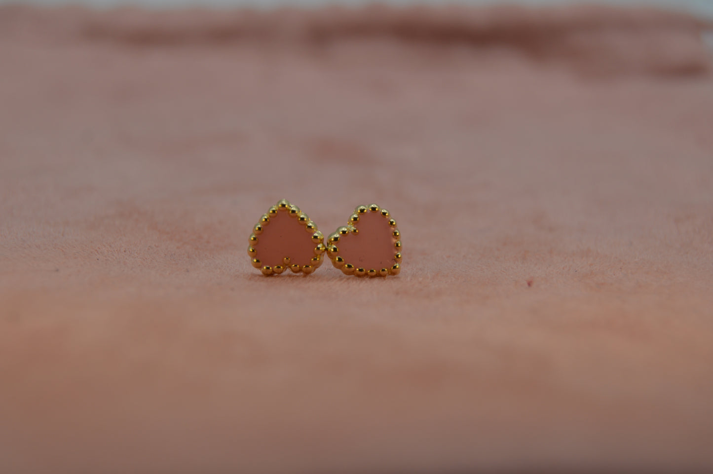 Corazón esmaltado rosa