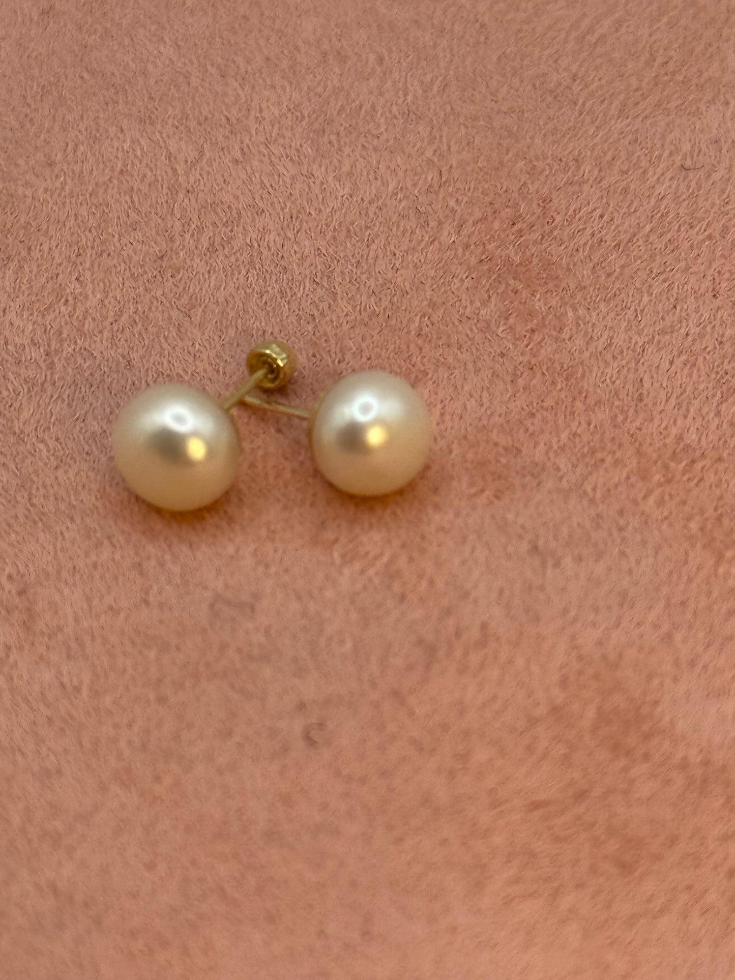 Perla natural grande oro 10k